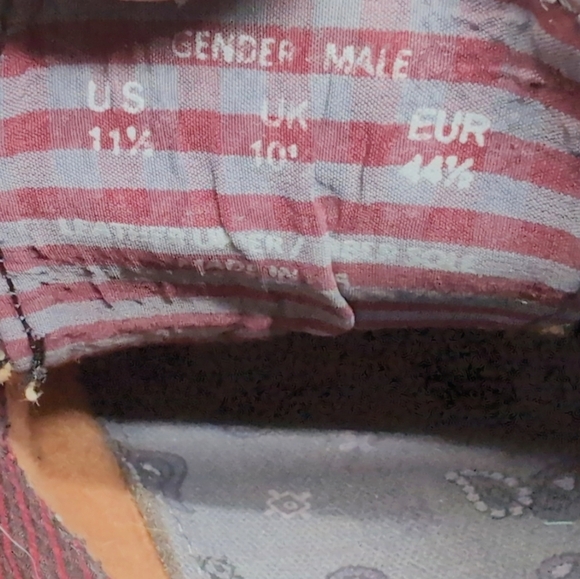 Ben Sherman Black/Gray sz 11.5 Oxfords Leather Wingtip Design - Picture 9 of 10